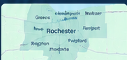 Anuvia Greater Rochester service area map